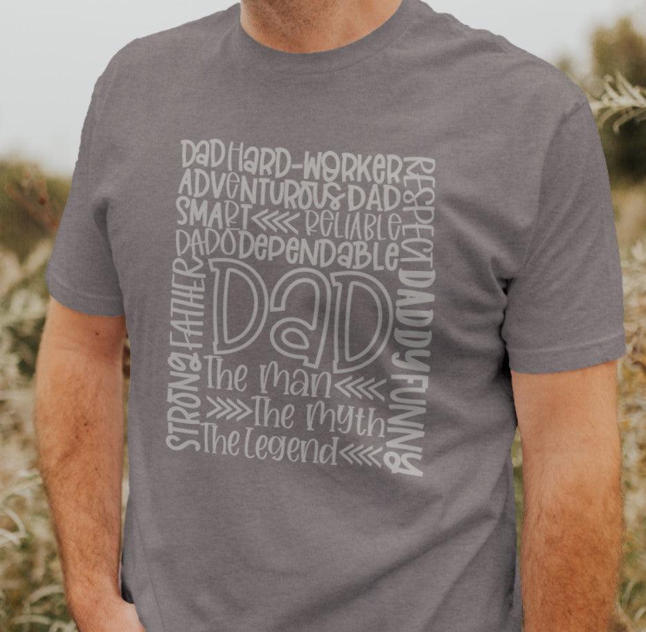 Dad Typography - Grace & Co. Designs 