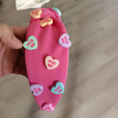 (Ships Jan 8th) - Valentine's Hearts Headbands