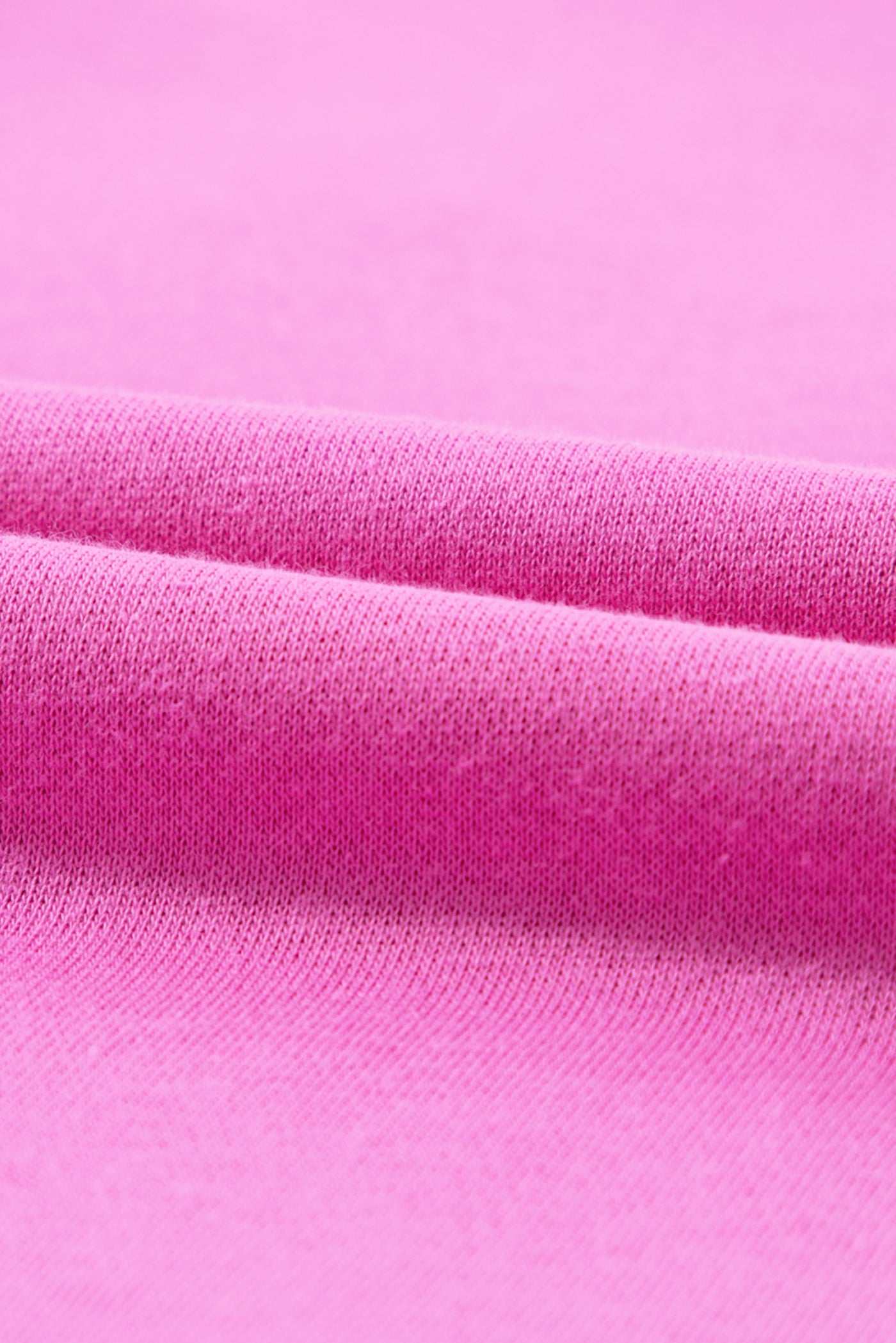 Bright Pink MAMA Letter Embossed Casual Sweatshirt