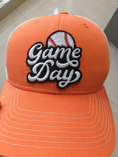 Gameday Baseball Embroidered Patch
