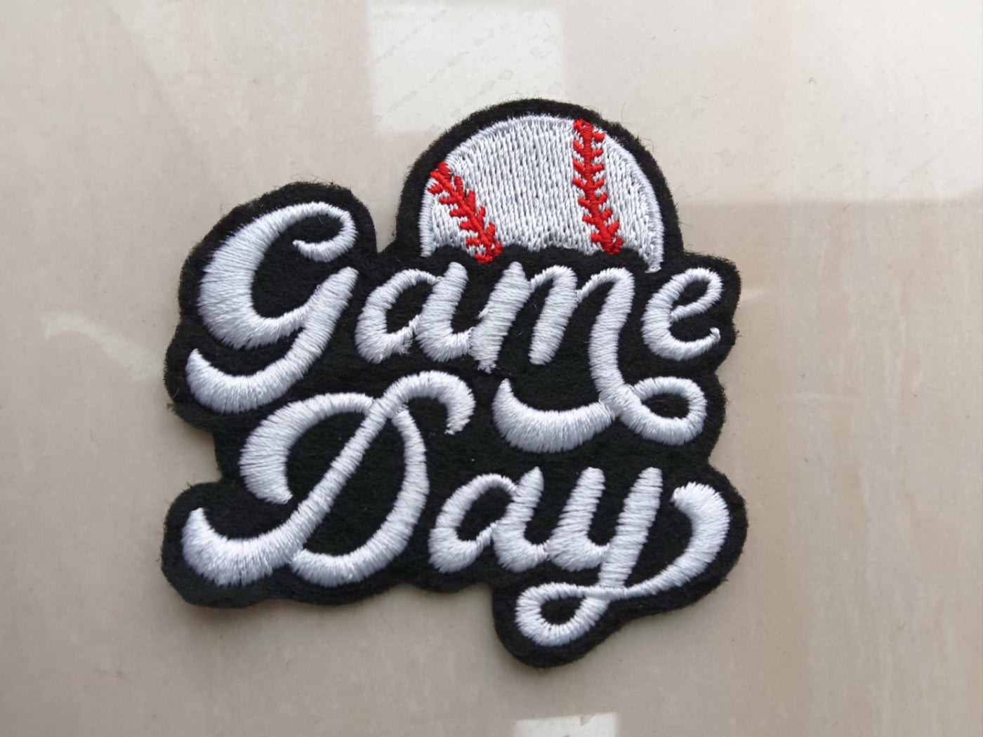 Gameday Baseball Embroidered Patch