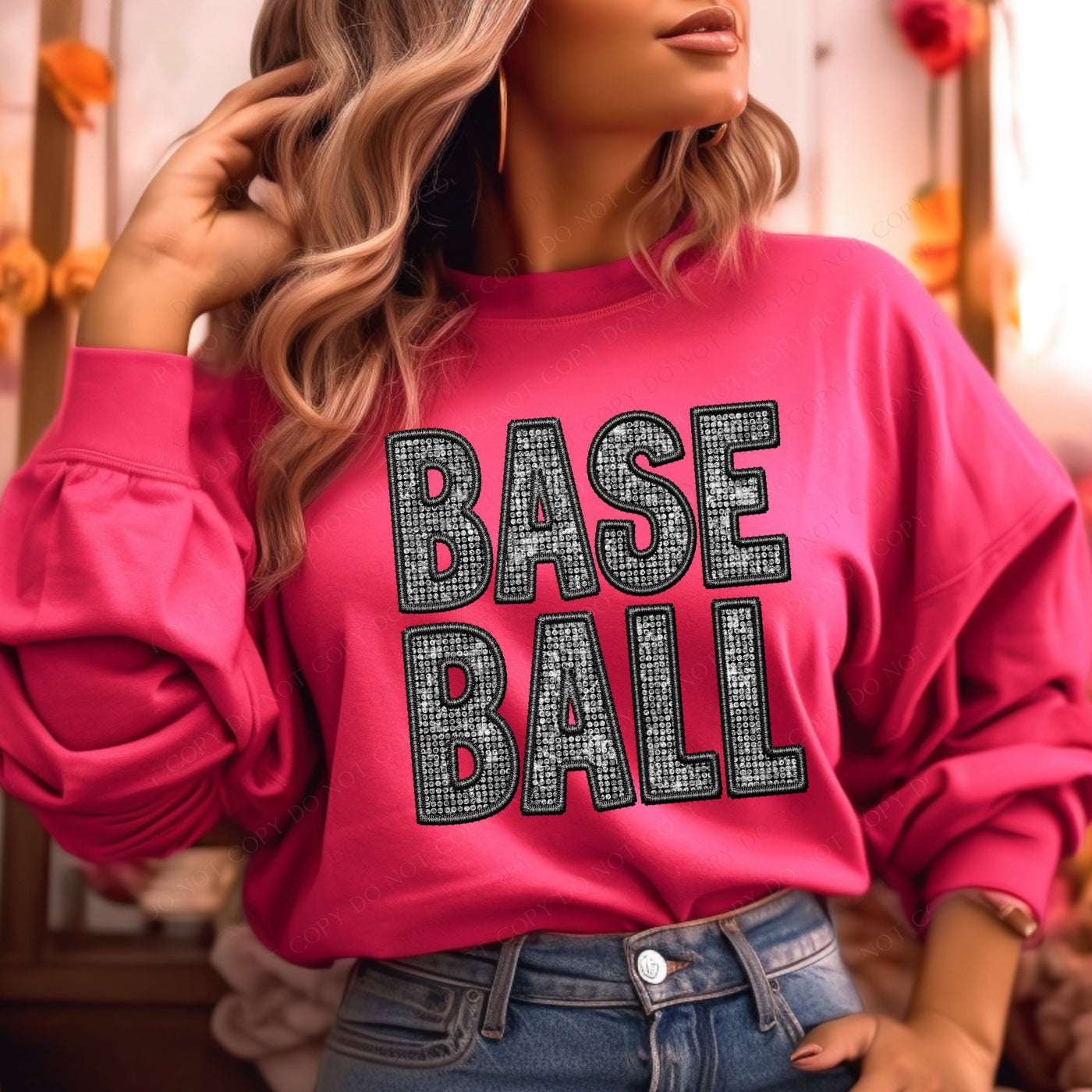 Baseball Faux Diamonds