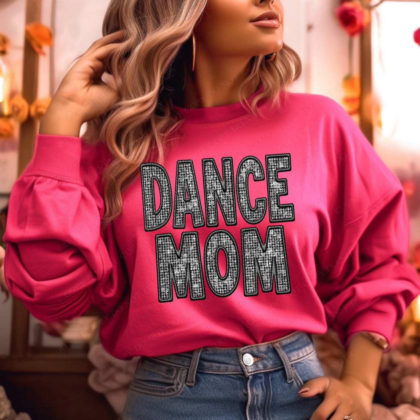 Dance Mom Faux Diamonds