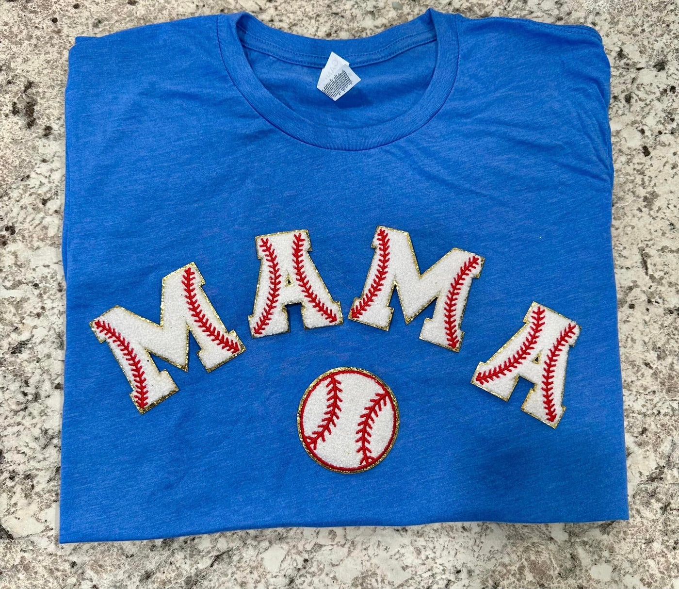 Mama Baseball Chenille Patch