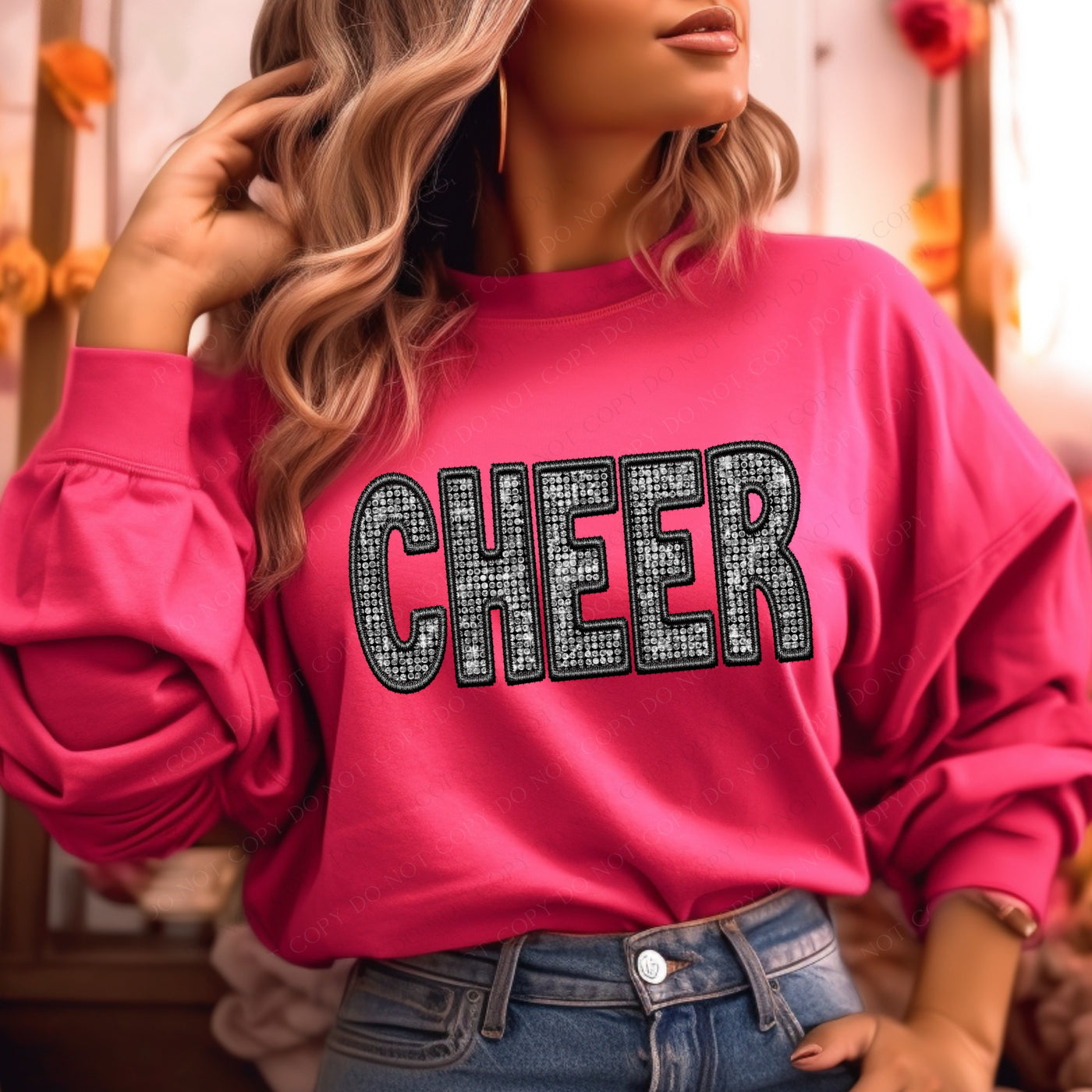 Cheer Faux Diamonds