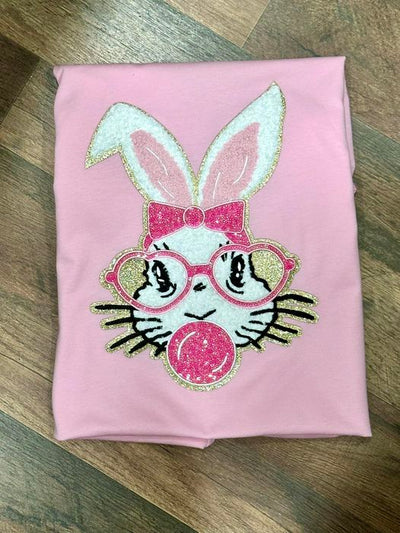 Easter Bunny Bubble Chenille Patch