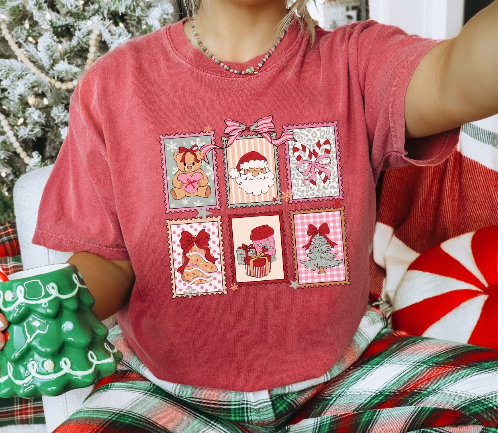 Christmas Stamp Collage