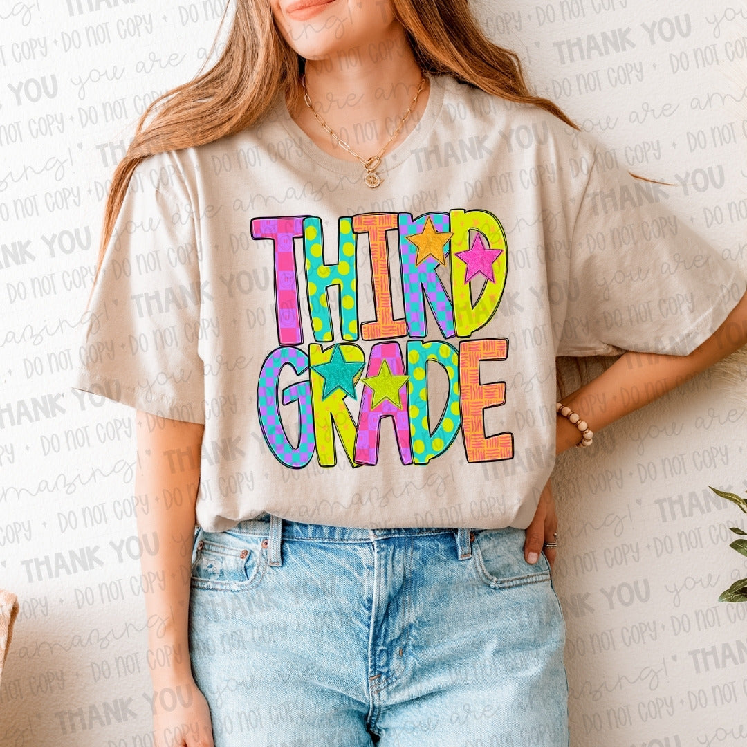 Third Grade Bright Doodles