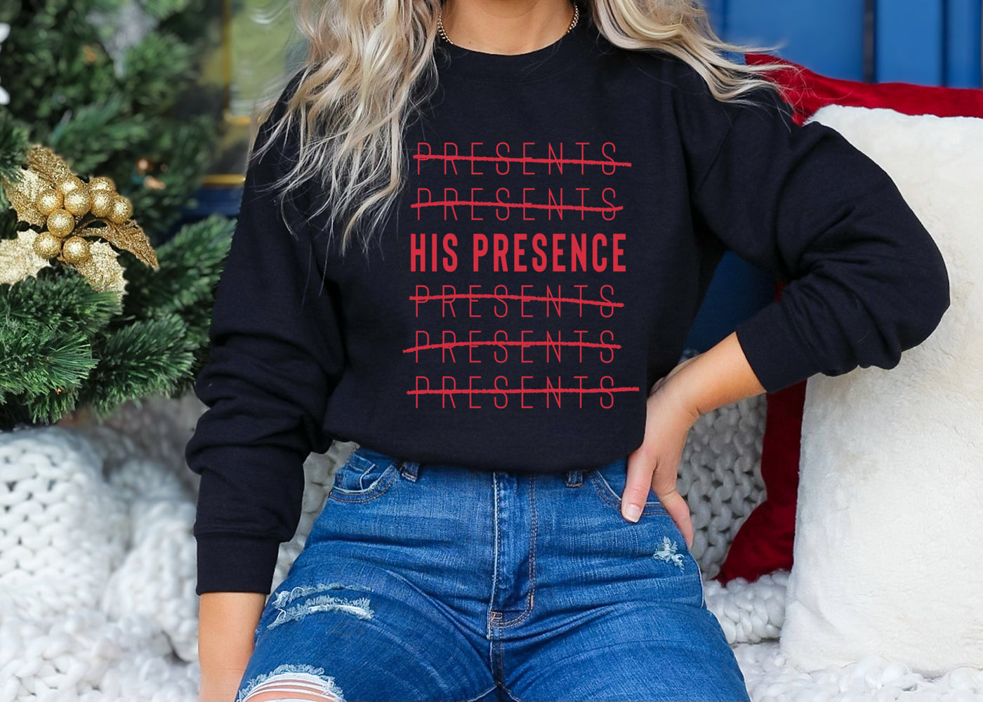 His presence
