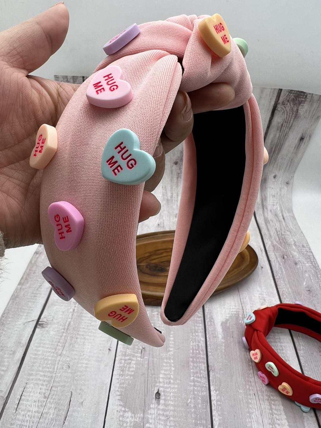 (Ships Jan 8th) - Valentine's Hearts Headbands