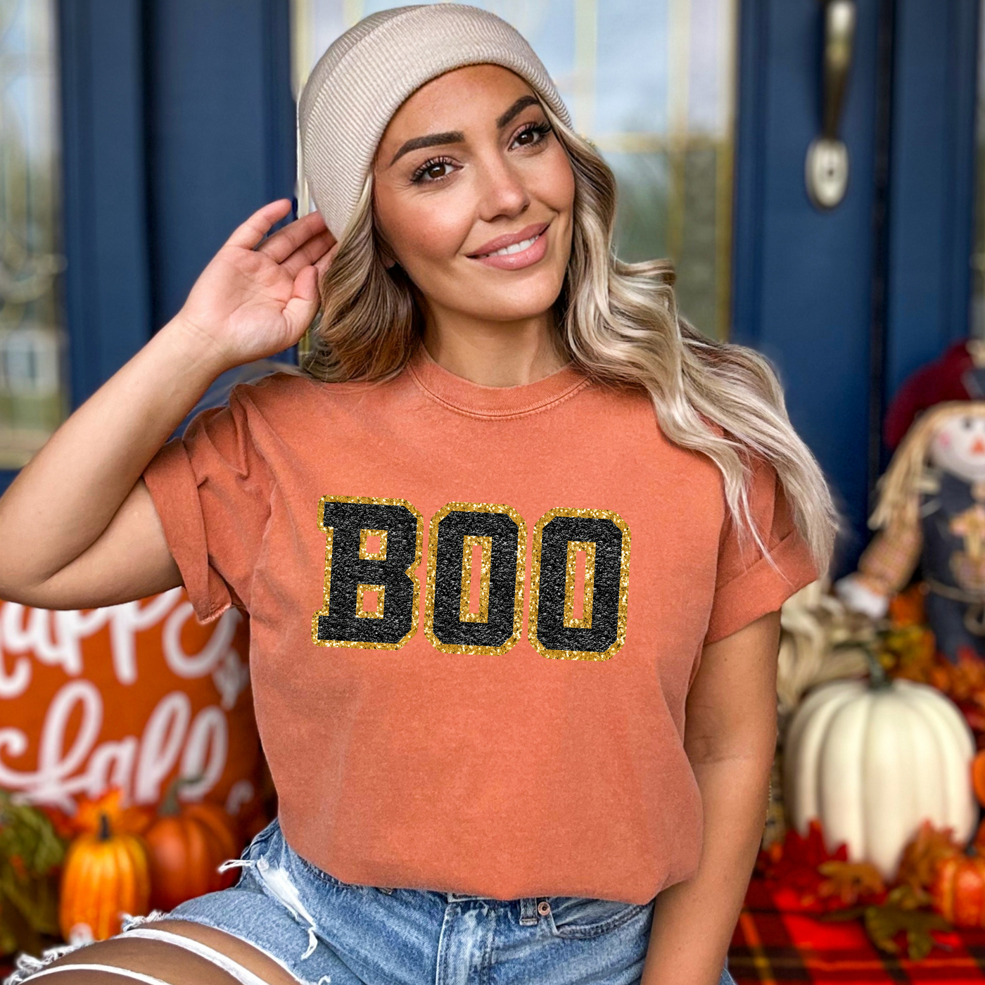 Boo Faux Chenille