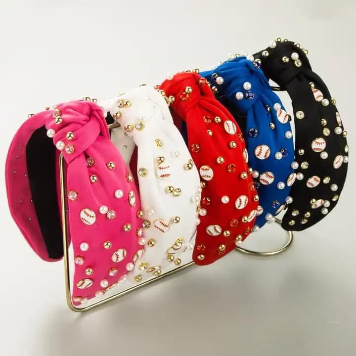 Ships Early Feb - Baseball Headbands