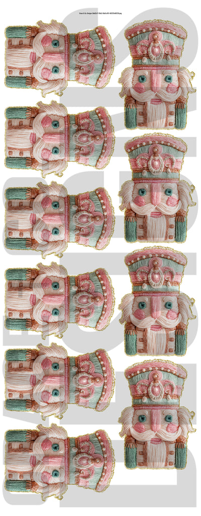 French Knot Nutcracker - Pre-made Gang Sheet