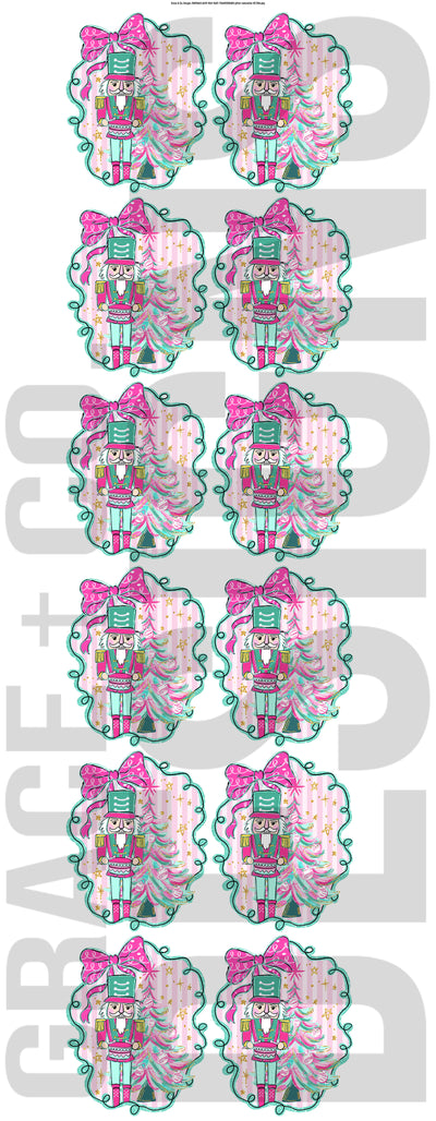 Glitter Nutcracker - Pre-made gang sheet