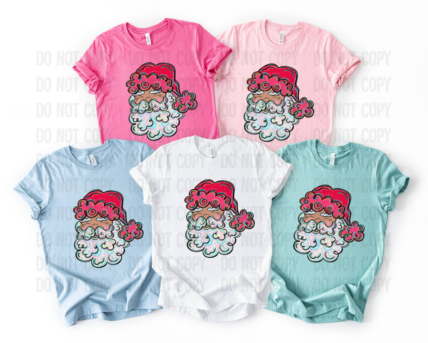 Painted Santa - Pre-made Gang Sheet