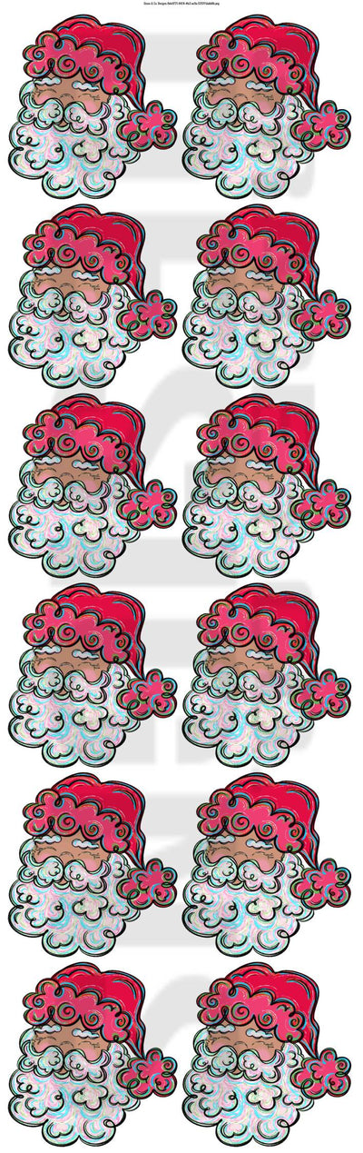 Painted Santa - Pre-made Gang Sheet