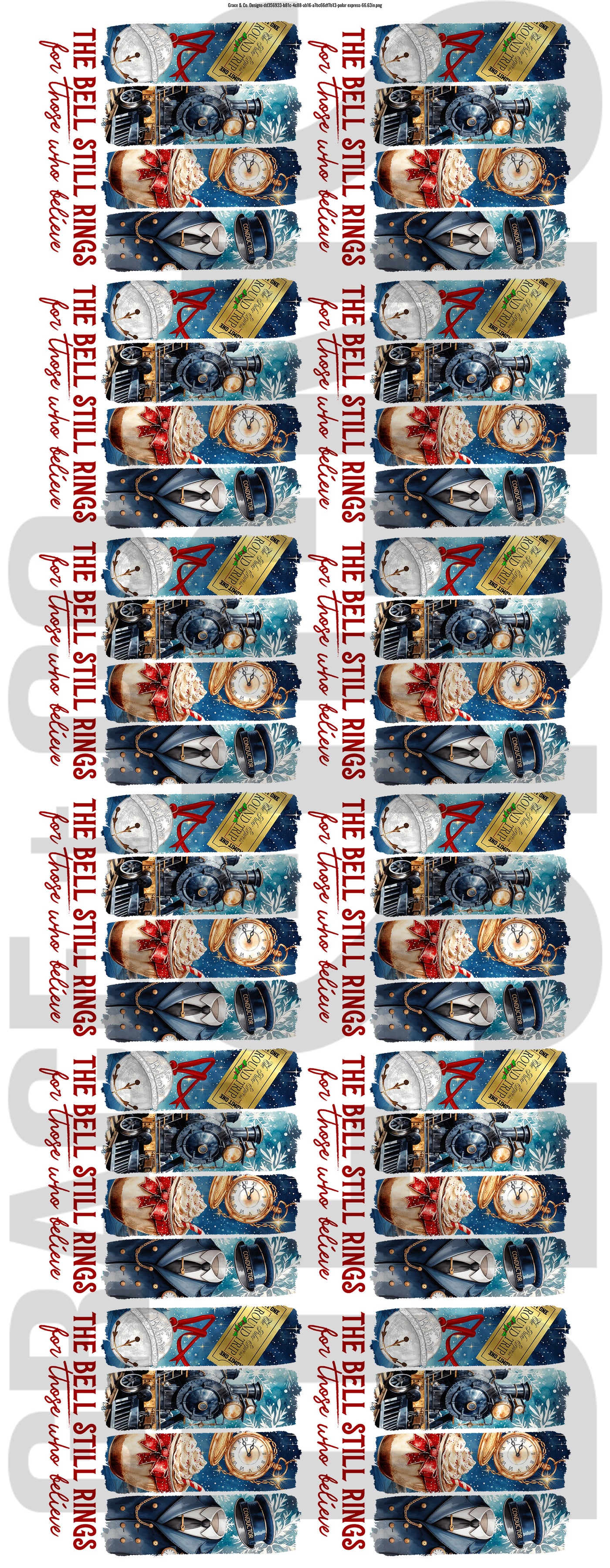 YOUTH - The bell still rings for those who believe - Pre-made gang sheet