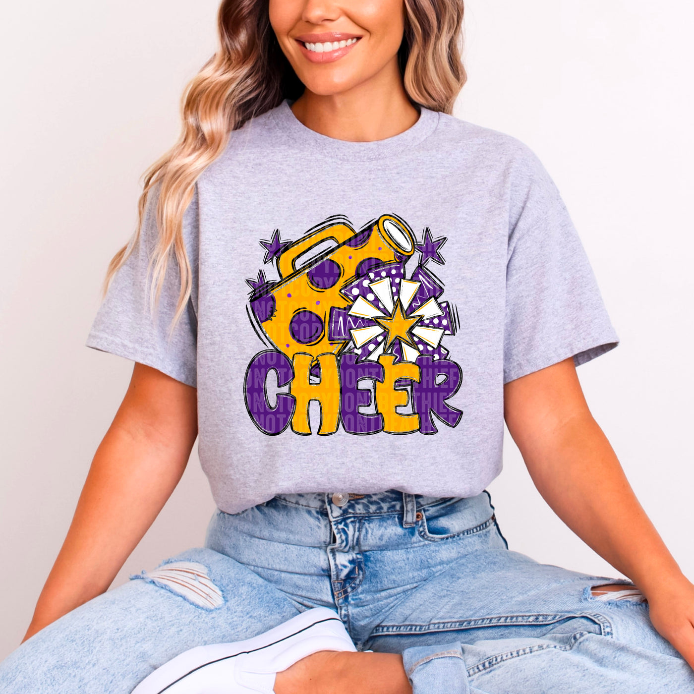 Cheer - Purple & Yellow Gold