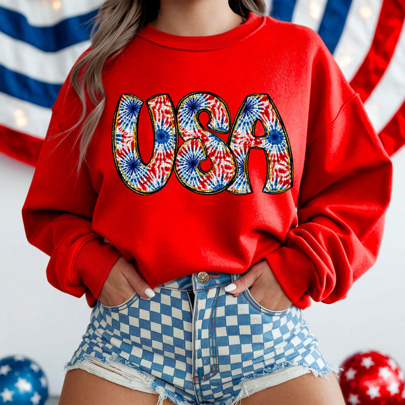 USA Tie Dye Alpha