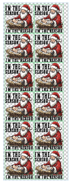 I'm the season, I'm the reason - Pre-made gang sheet