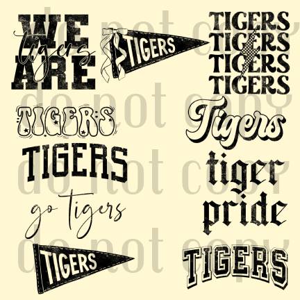 Tigers Mascot Bundle