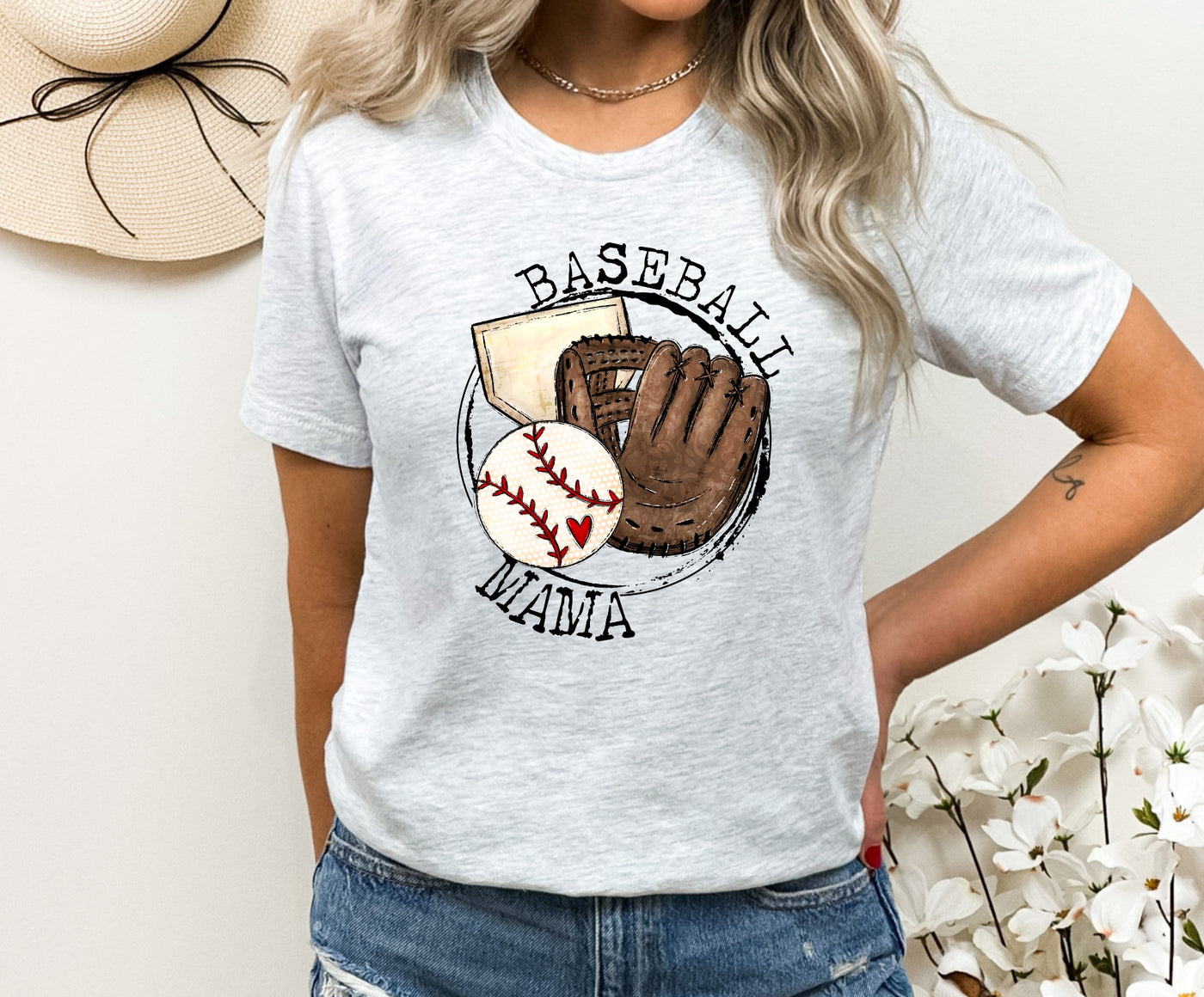 Baseball Mama (glove and base)