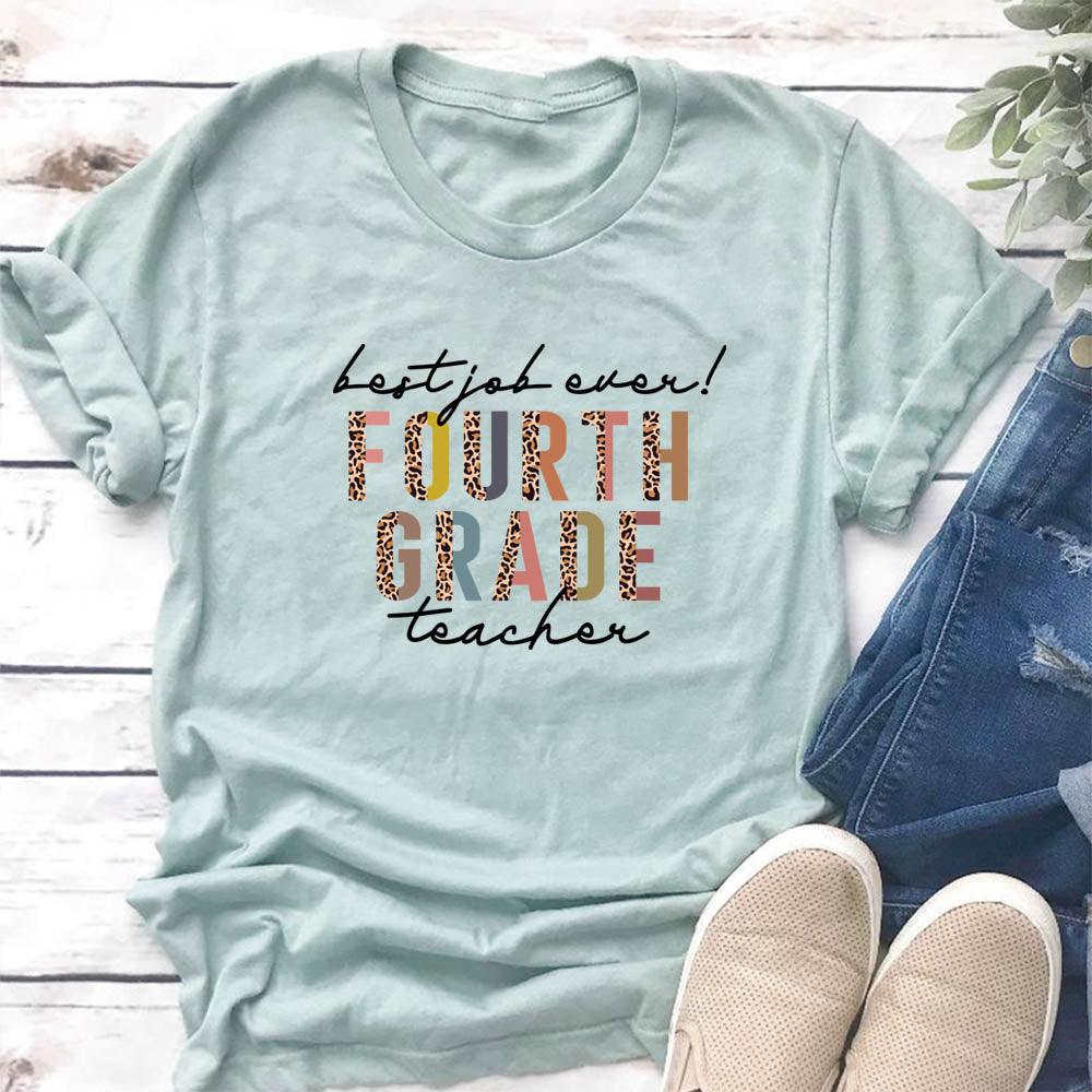 Best Job Ever - Fourth Grade Teacher - Grace & Co. Designs 