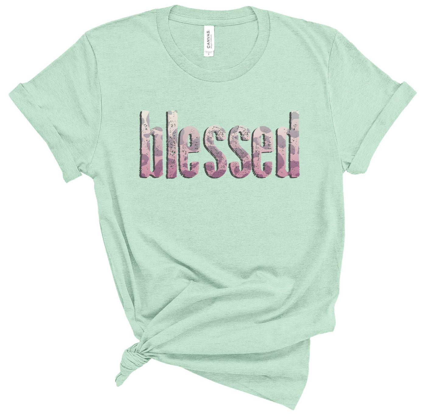 Blessed Leopard Distressed - Grace & Co. Designs 
