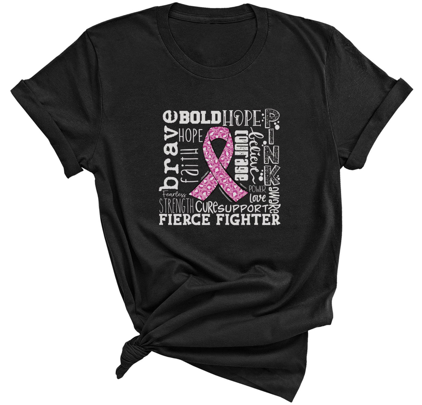 Breast Cancer Typography - Grace & Co. Designs 