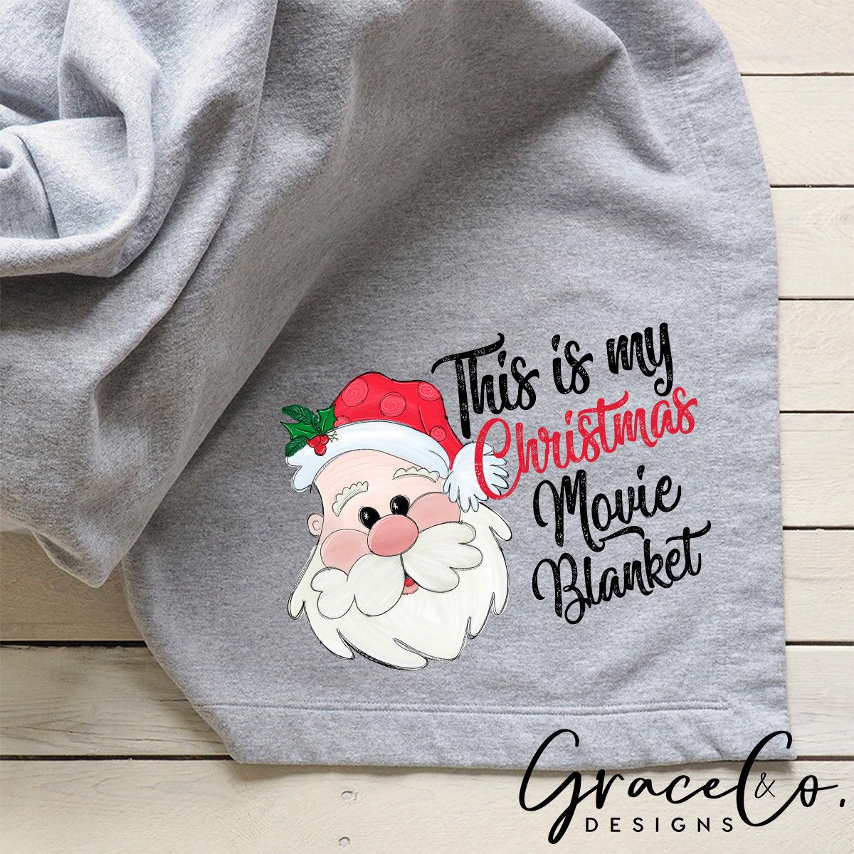 Christmas Movie Watching Blanket - Grace & Co. Designs 