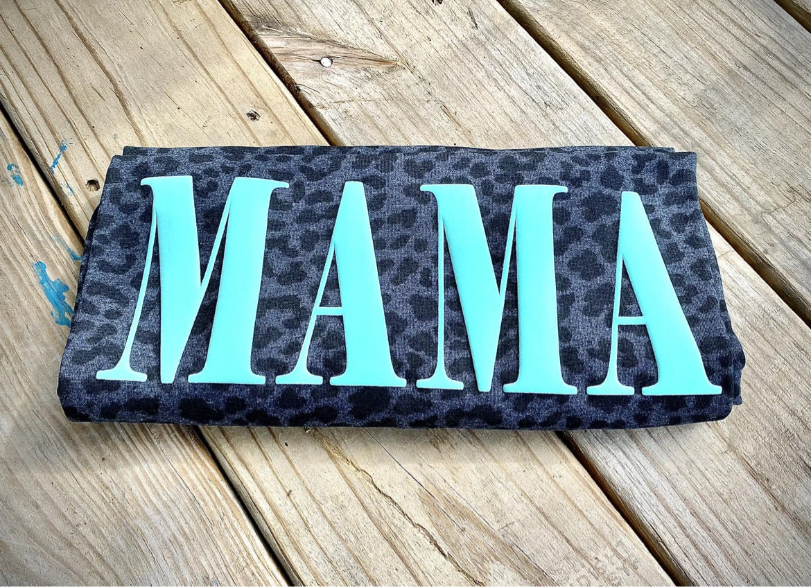 Mama Puff Print- MINT