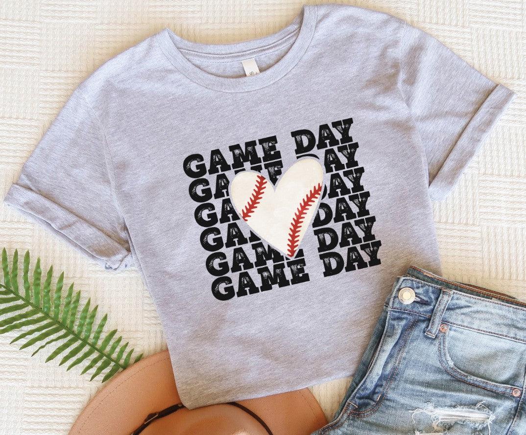 Gameday Baseball Heart - Grace & Co. Designs 
