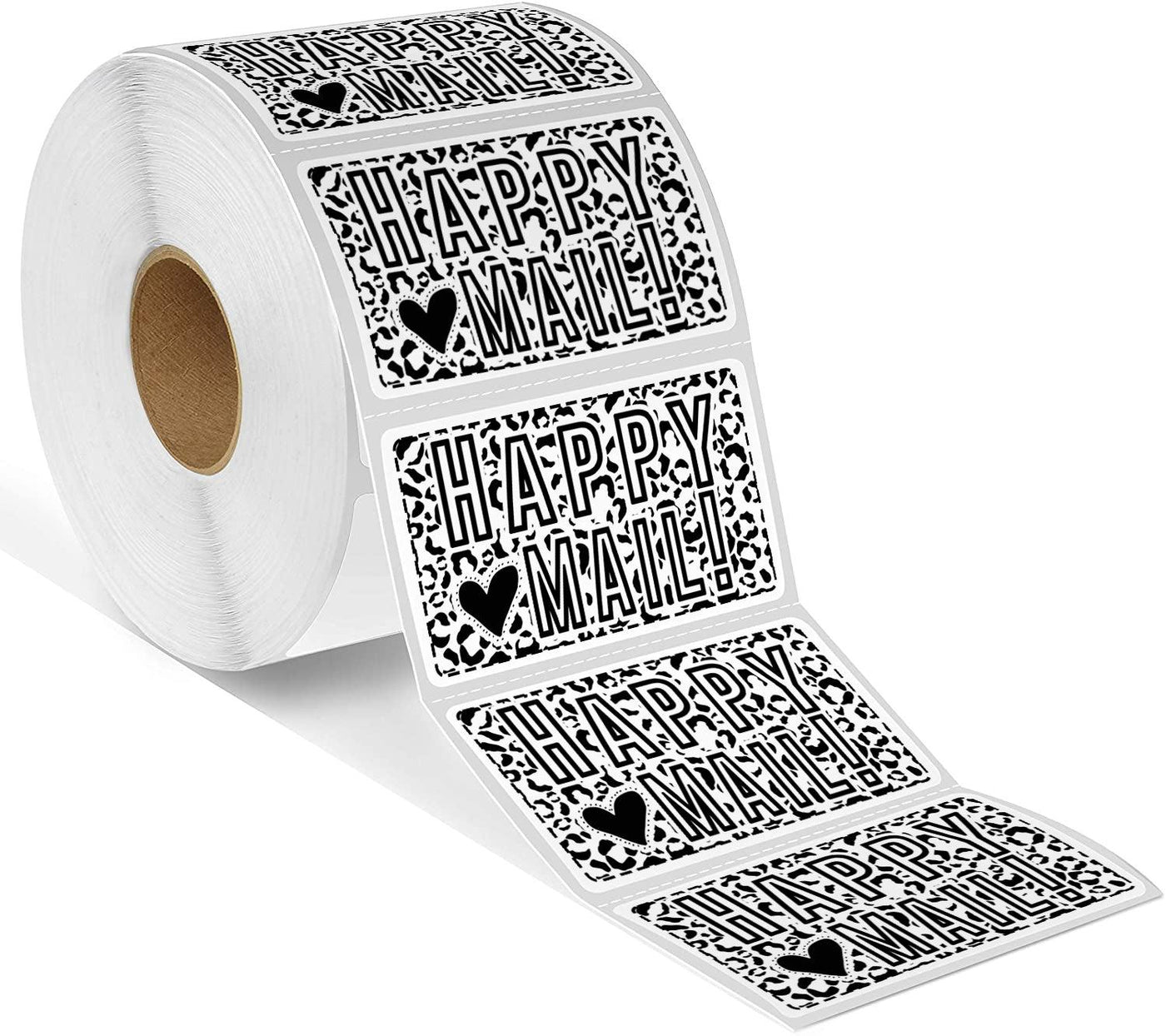 Happy Mail Leopard Thermal Sticker Digital - Grace & Co. Designs 