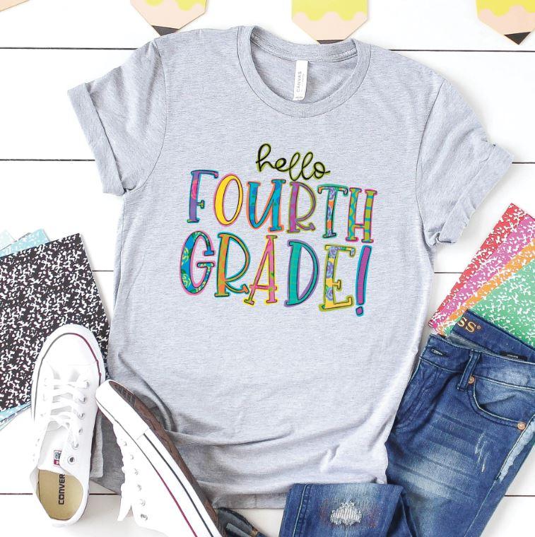 Hello Fourth Grade - Grace & Co. Designs 