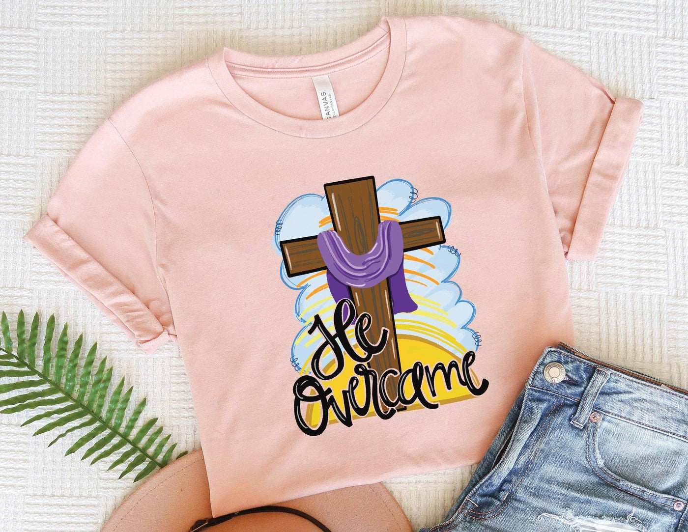 He Overcame - Grace & Co. Designs 