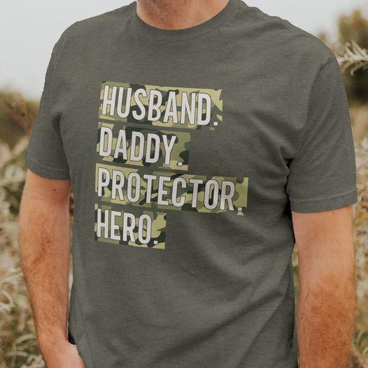Husband Daddy Protector Hero - Grace & Co. Designs 