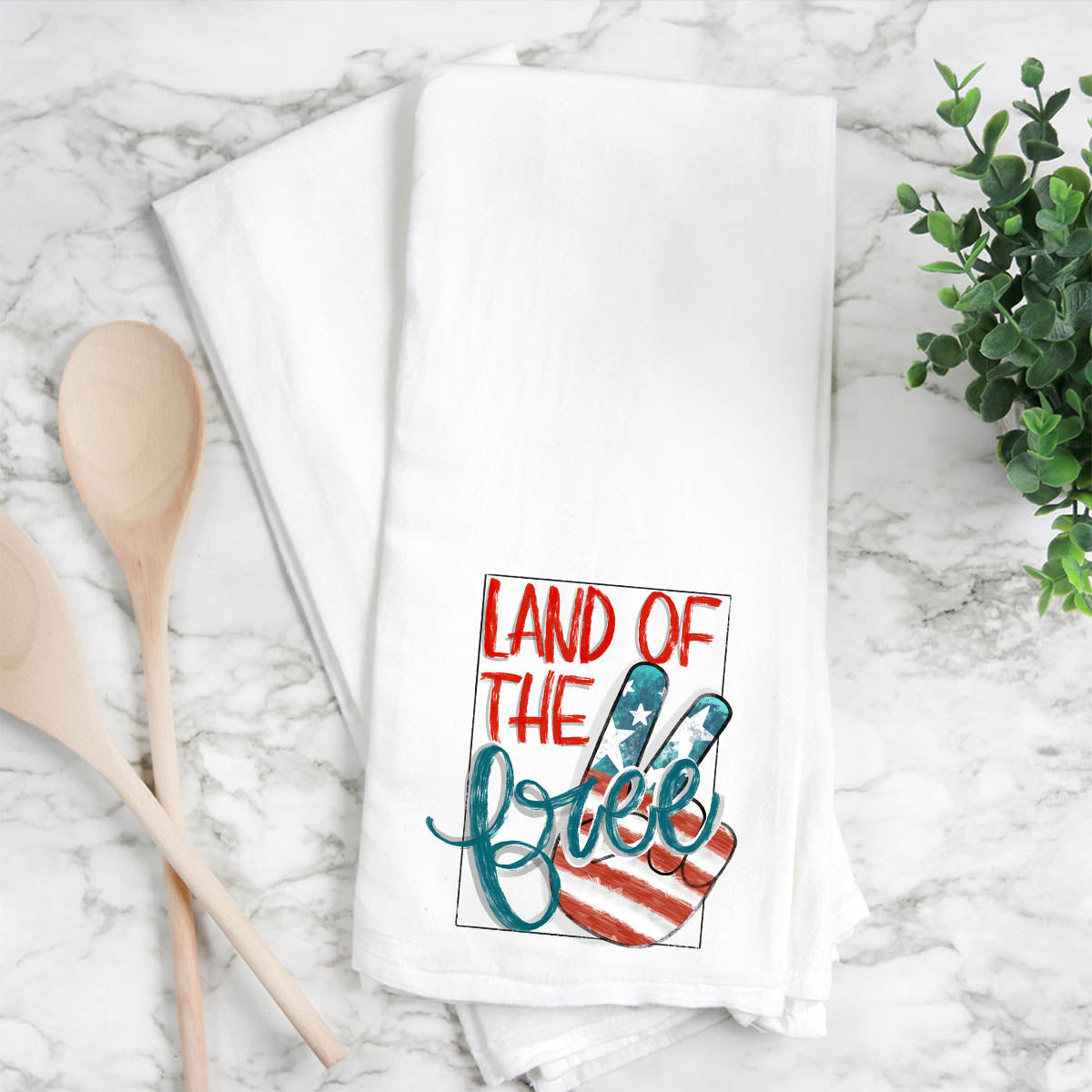 Land of the Free - Tea Towel