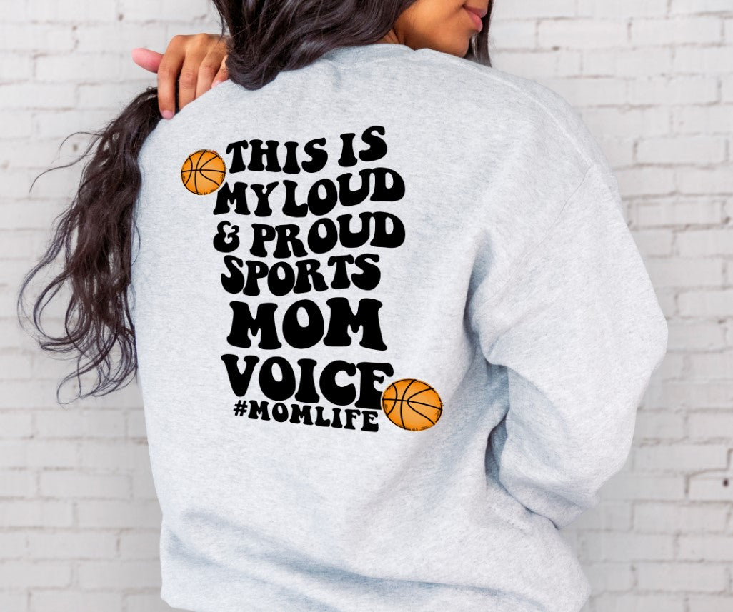 This is my loud & proud sports mom voice - Basketball