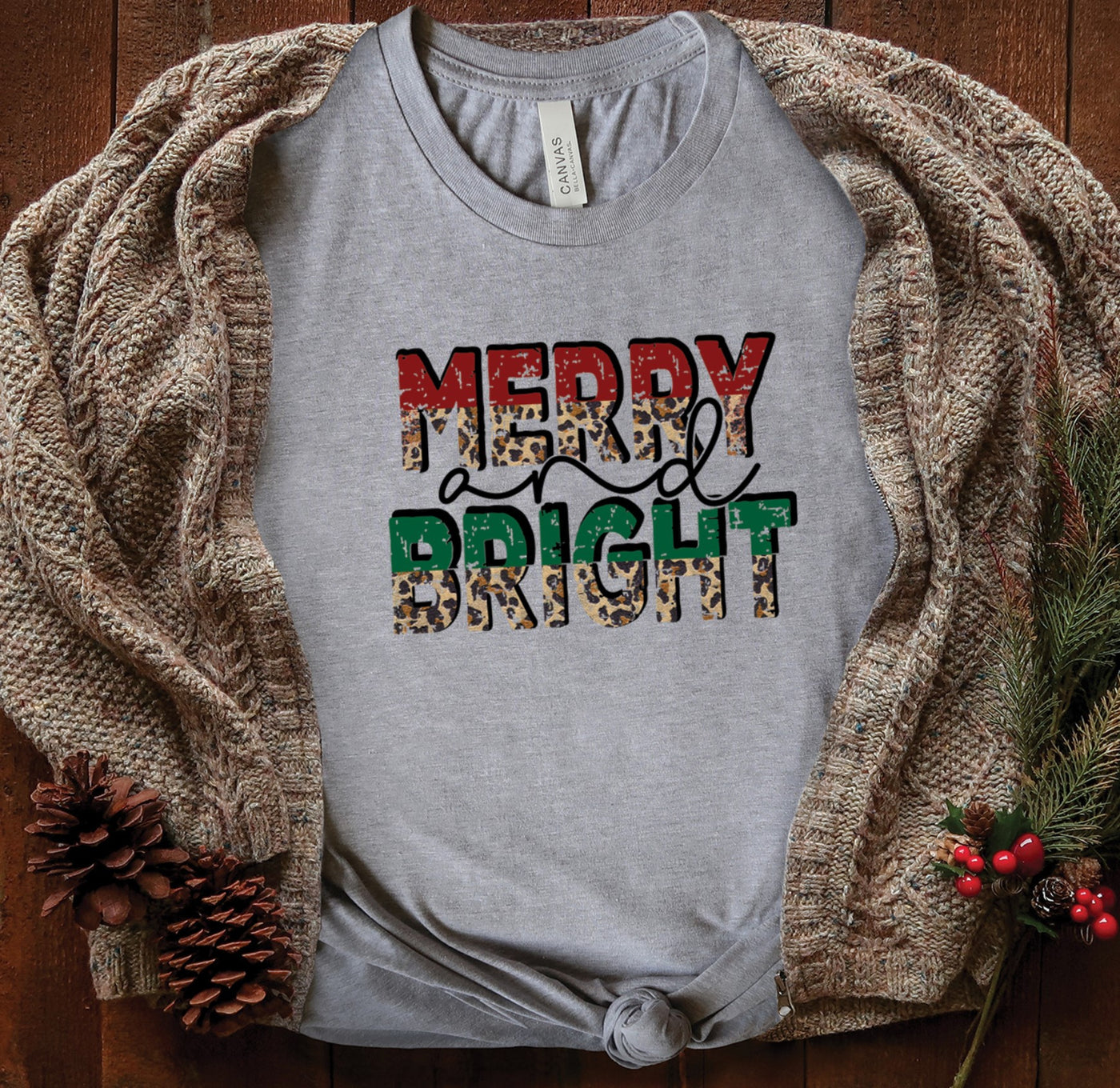 Merry and Bright Half Leopard