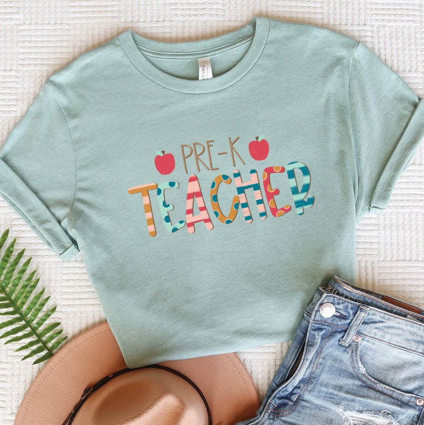 Pre-K  Colorful Teacher