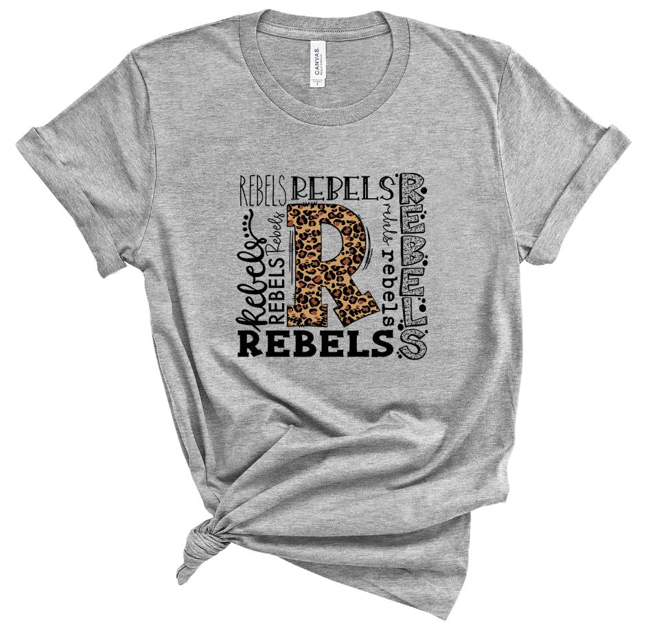 Rebels Leopard Typography