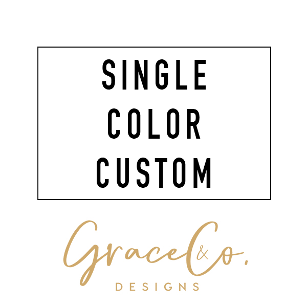 Single Color Custom Screen Print Transfers