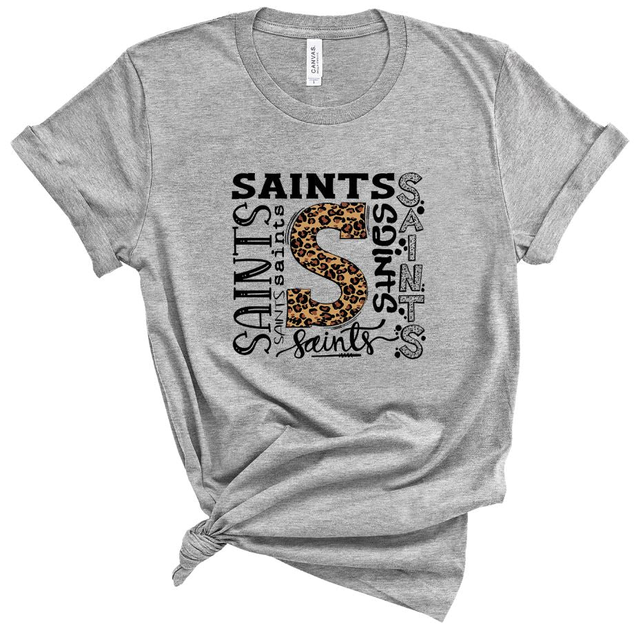 Saints Leopard Typography