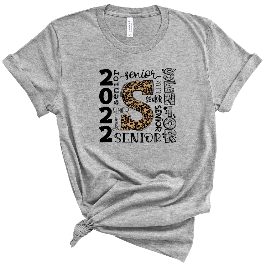 Seniors Leopard Typography