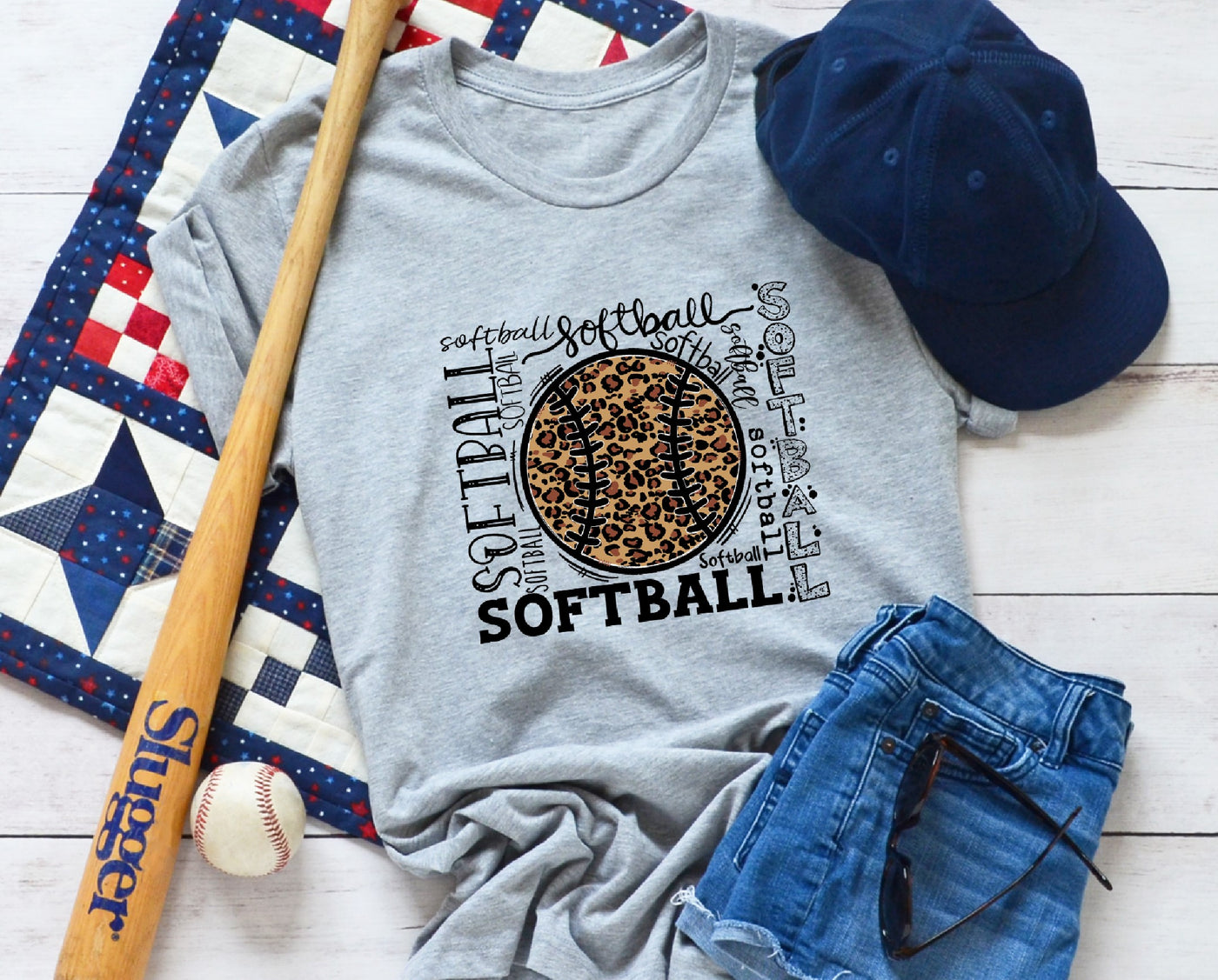 Softball Typography