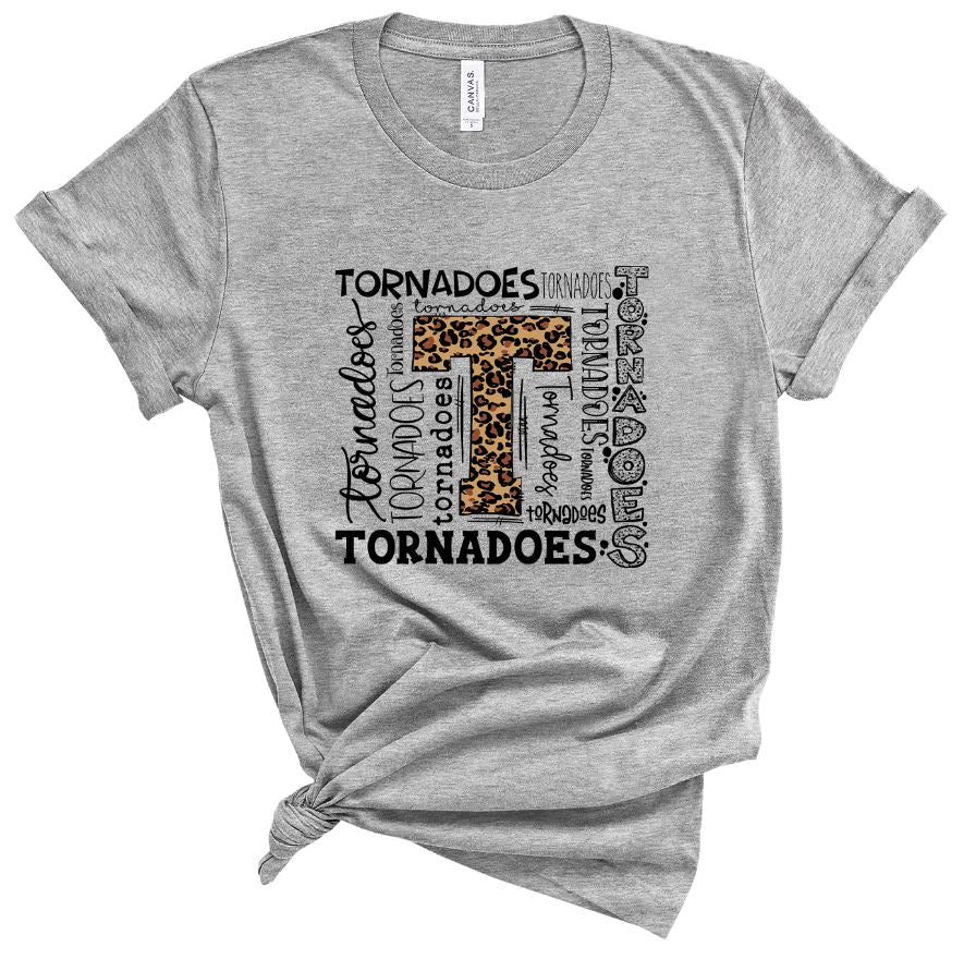 Tornadoes Leopard Typography