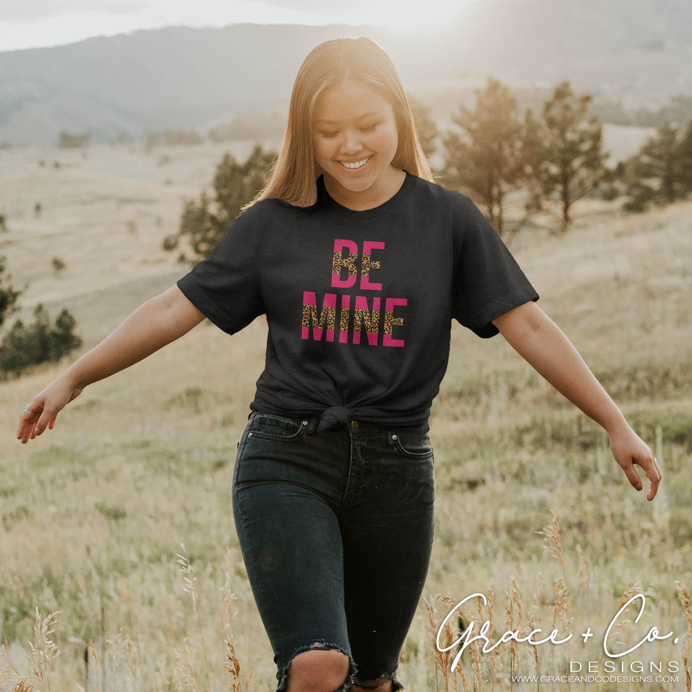 Be Mine Leopard - Grace & Co. Designs 