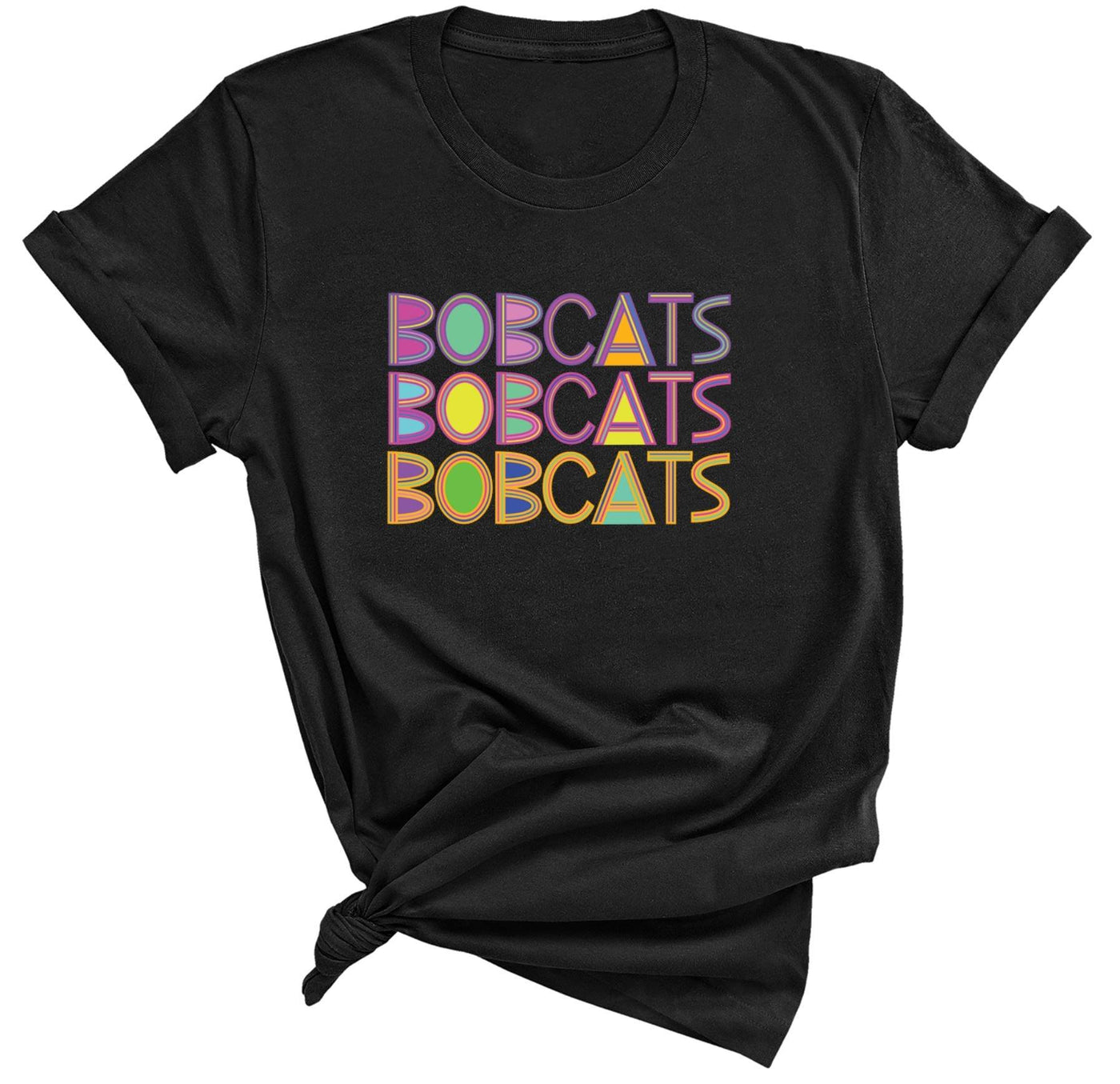 Bobcats Neon Retro Mascot - Grace & Co. Designs 