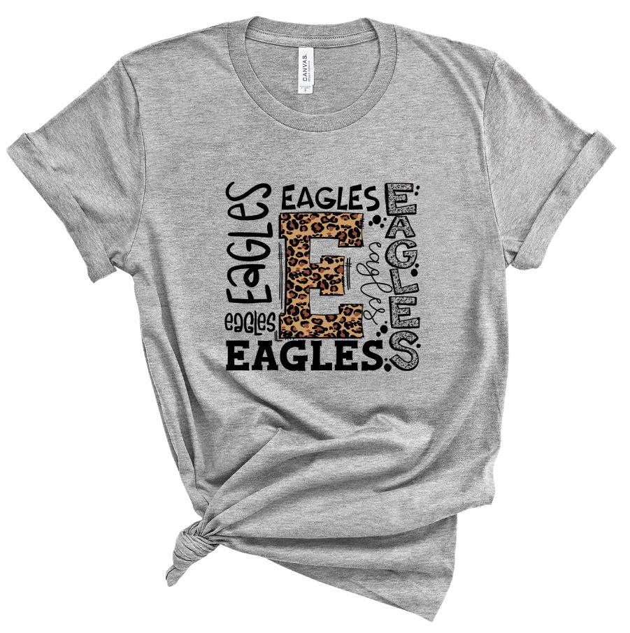 Eagles Leopard Typography - Grace & Co. Designs 