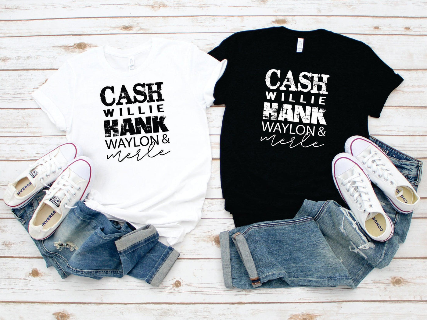 Cash Willie Hank Merle - Grace & Co. Designs 